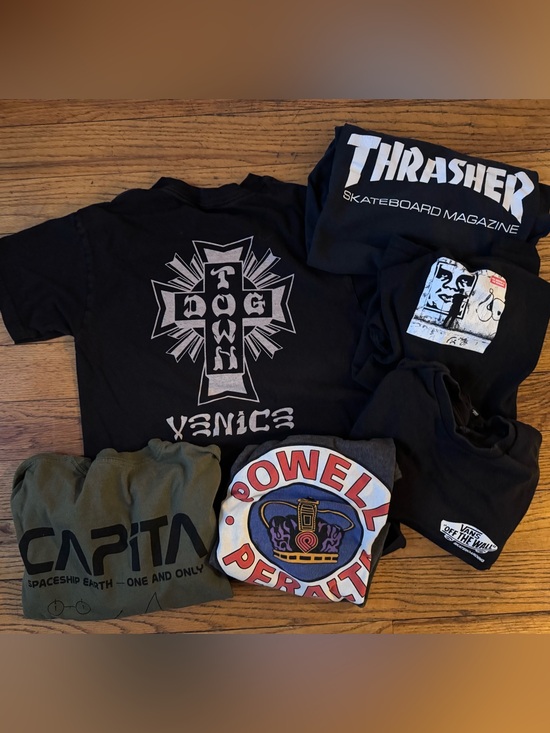 Vans Other - Lot of 6 | Men’s Skateboard Shirts Thrasher Dogtown Capita Vans Powell - sz SM